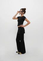[ Pre-order ] B-Basic AirSweat Bootcut Skirt-Pants