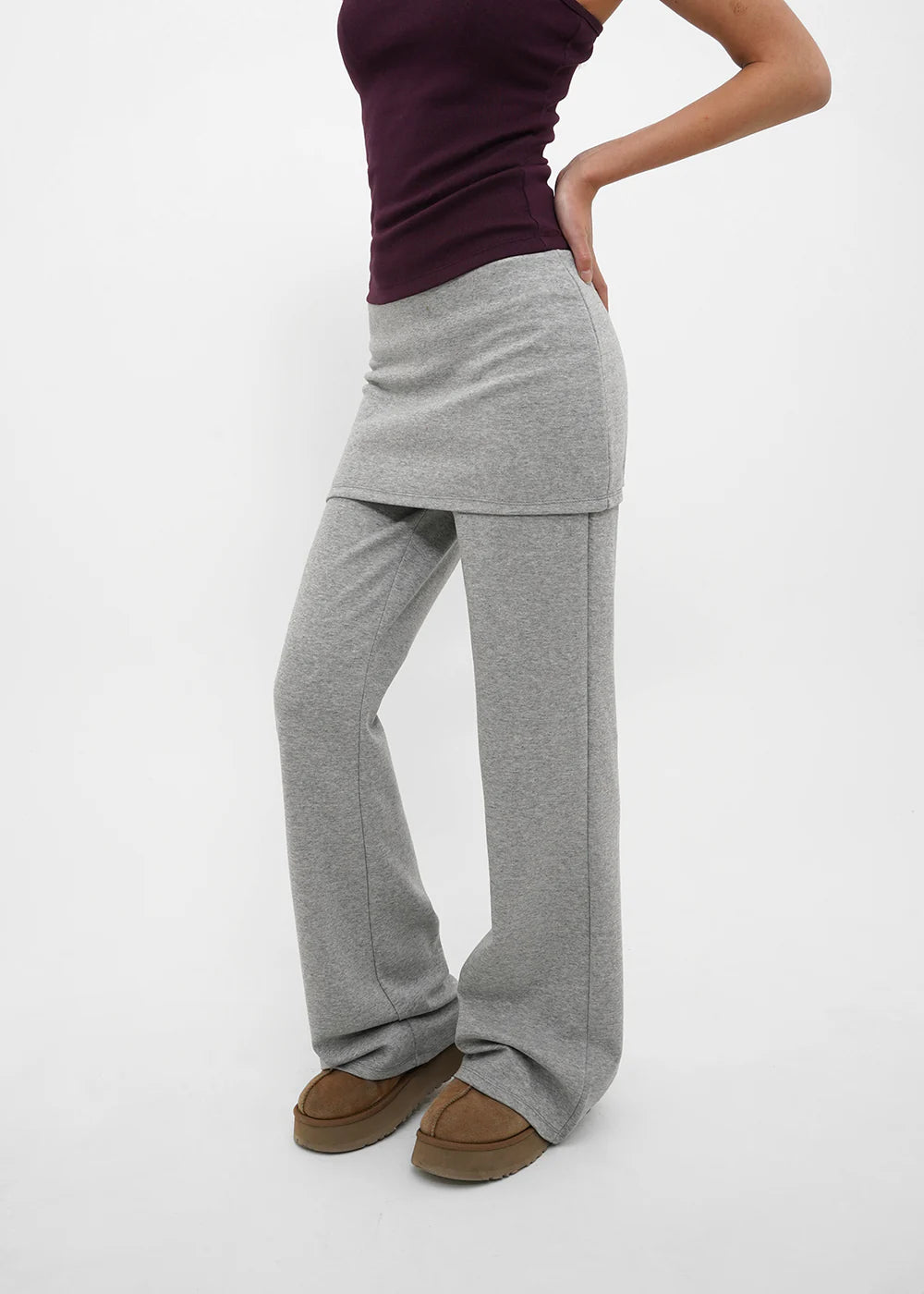 [ Pre-order ] B-Basic AirSweat Bootcut Skirt-Pants