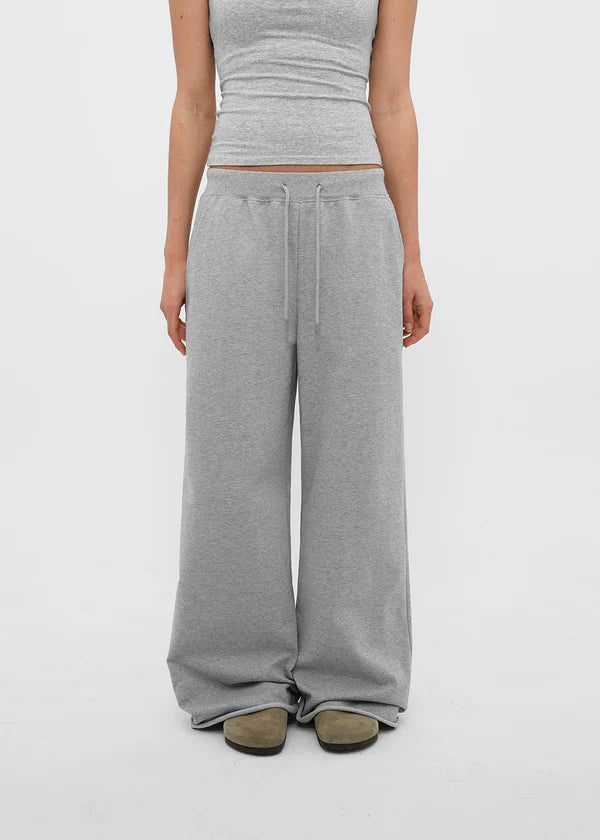 [ Pre-order ] B-Basic Mid-Sweat Cut-Out Wide Pants