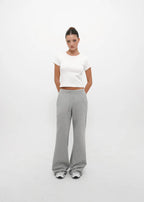 [ Pre-order ] B-Basic Mid-Sweat Cutting Bootcut Pants