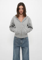 [ Pre-order ] B-Basic Mid-Sweat Hooded Zip-Up