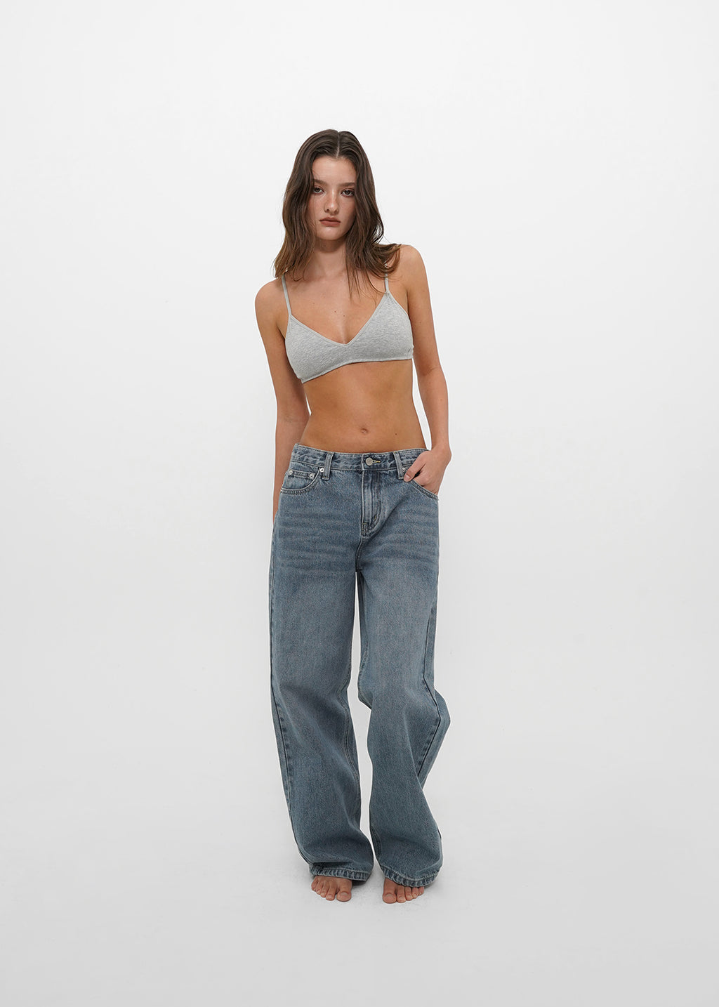[ Pre-order ] B-Denim Low Vintage Straight Jeans 052