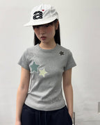 [ Pre-order ] Check Star Tee