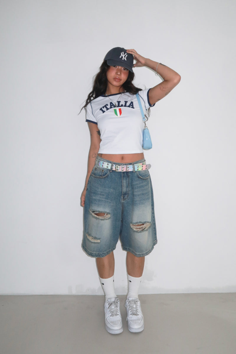 [ Pre-order ] Oatmeal Vintage Washing Jorts