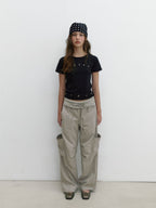 [ Pre-order ] Curve Eyelet T