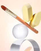 [ Pre-order ] The Tool Lab X 化妝師 Happyrim 全覆蓋遮瑕粉底掃套裝 ( 連粉撲2個+粉撲case )