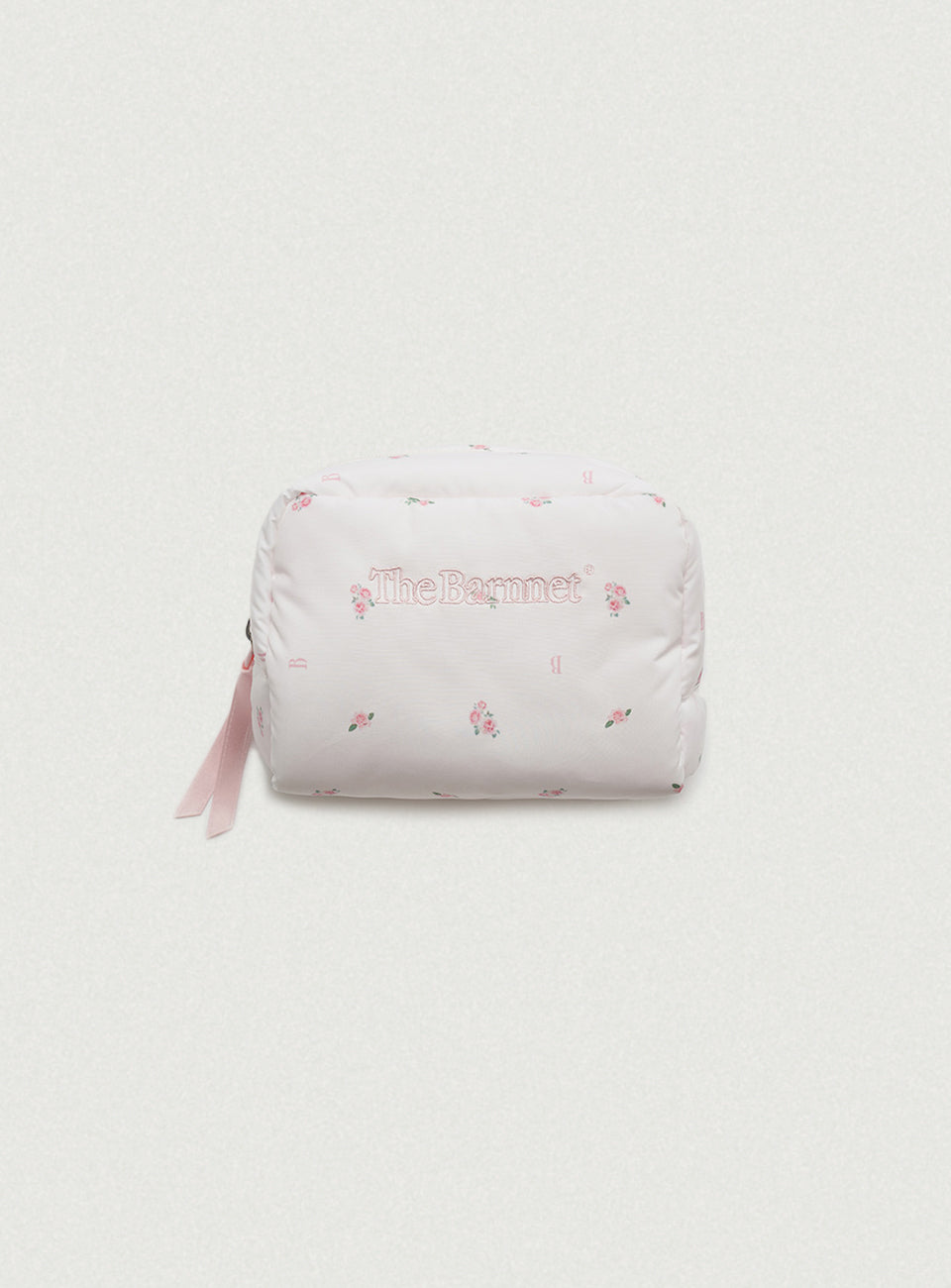 [ Pre-order ] Rose Flower Pom Pom Pouch