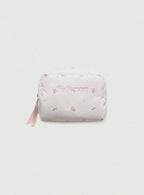 [ Pre-order ] Rose Flower Pom Pom Pouch