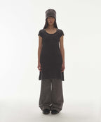 [ Pre-order ] Dual Stripe Beanie Purple Grey