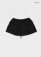 [ 店主推薦 Pre-order ] Blackup Sherin Cancan Mini Skirt Pants
