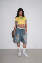 [ Pre-order ] Oatmeal Vintage Washing Jorts