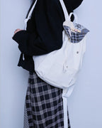 [ Pre-order ] Patchwork String Mini Backpack