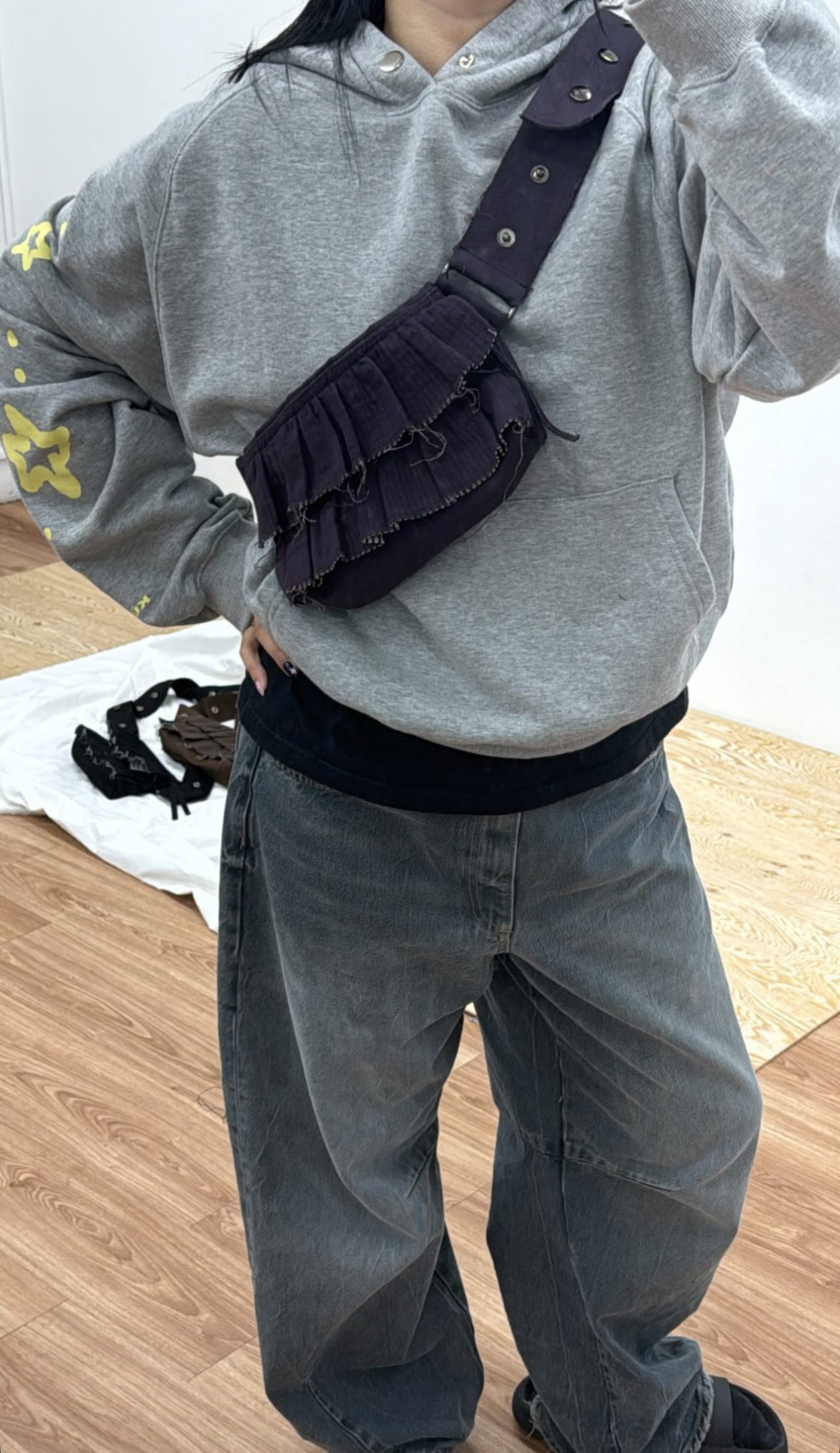 [ Pre-order ] Boho Ruffle Belt Bag