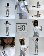 [ Pre-order ] OJOS x NOITOW SHU Graphic Crop T-shirt