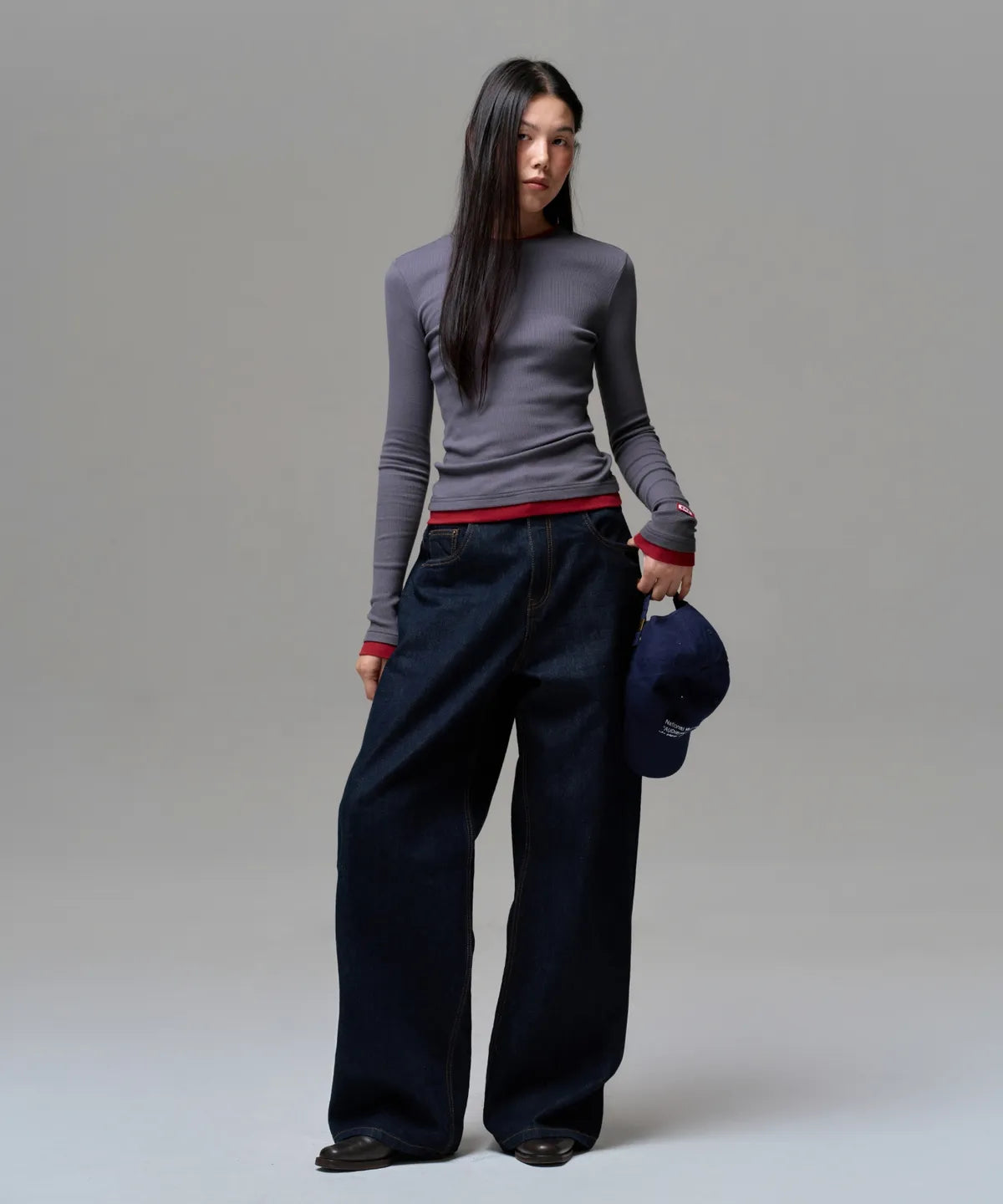 [ Jennie 同款 Pre-order ] Women Era Wide Fit Denim Pants