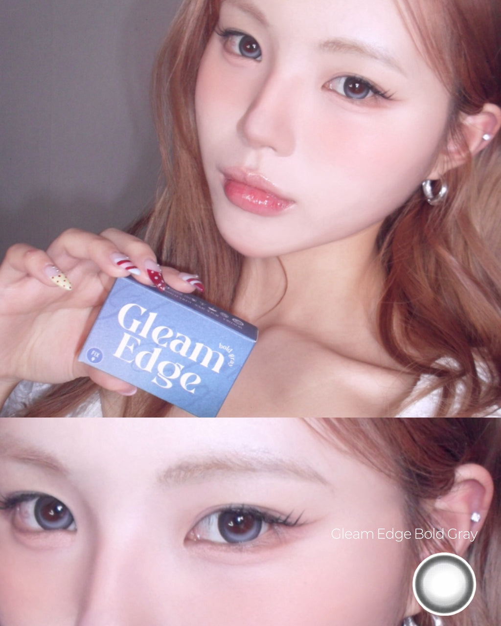 [ Pre-order ] 1+1 1Month Gleam Edge 13.7mm 固定高光 (含水量43%)