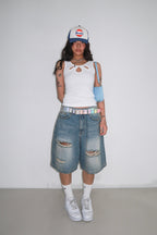 [ Pre-order ] Oatmeal Vintage Washing Jorts