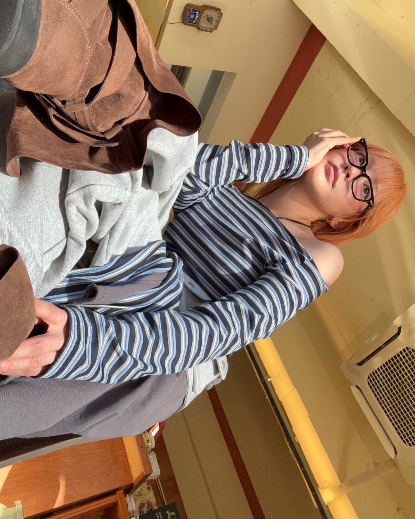 [ Pre-order ] Stripe Strap T-Shirt