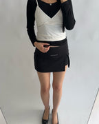 [ Pre-order ] Threetimes Athletic silt skirt