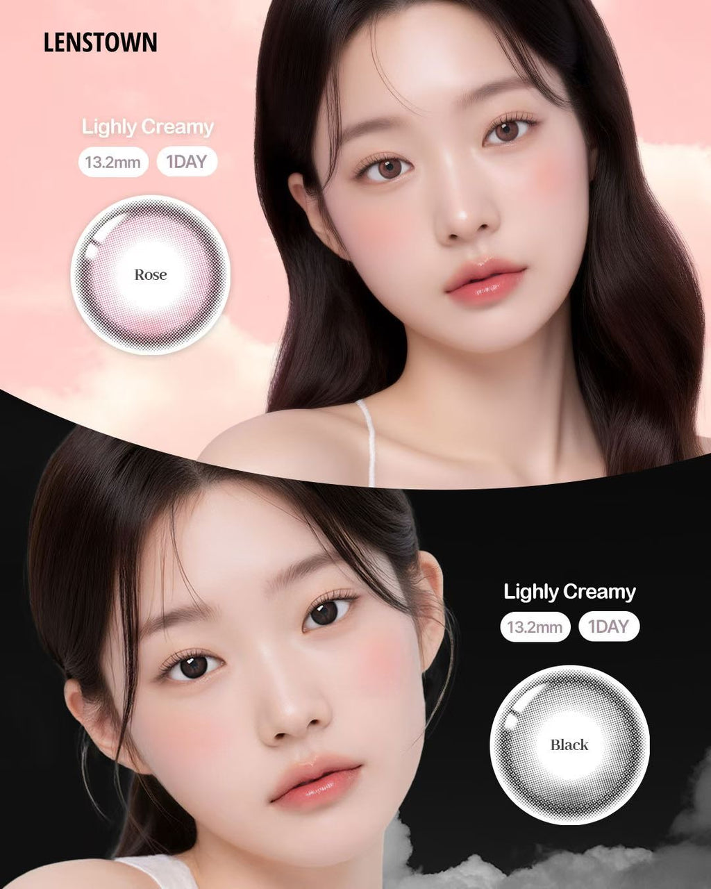 [ Pre-order ] 1+1 1Day Lighly Creamy 13.2mm ( 含水量 55% )