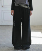 [ Pre-order ] Rockcake Check Layered 96 Wide 2way Jogger