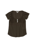[ 店主推薦 Pre-order ] Button-Up Gathering Top