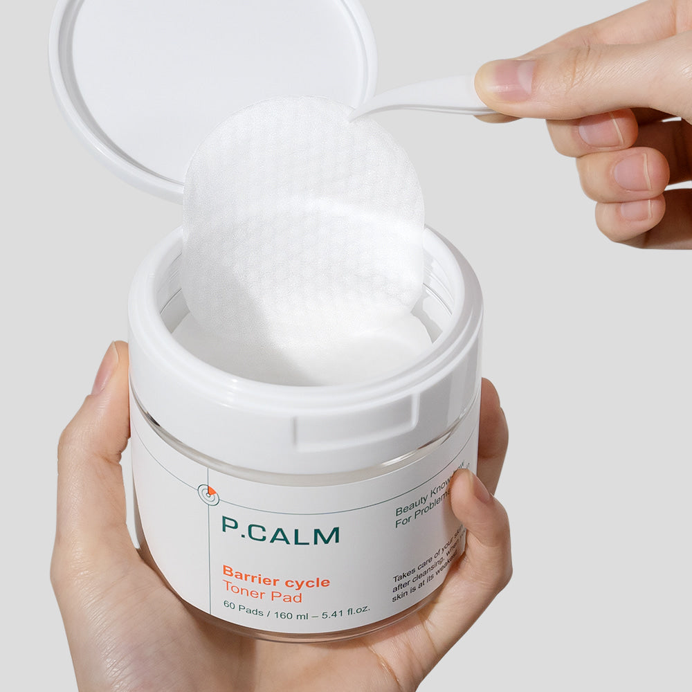 [ 痘敏肌/乾敏肌推薦 ] P.calm 🌱 舒敏修護棉片 Barrier Cycle Toner Pad 60片