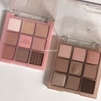 [ 店主自留 - 現貨 ] Milk Touch X Happyrim🥣九宮格眼影盤🥛 ( 臥蠶/提亮/陰影/胭脂/鼻影都有! )