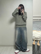 [ Pre-order ] 🇰🇷韓國直送 Vintage Botton Wide Denim Pants