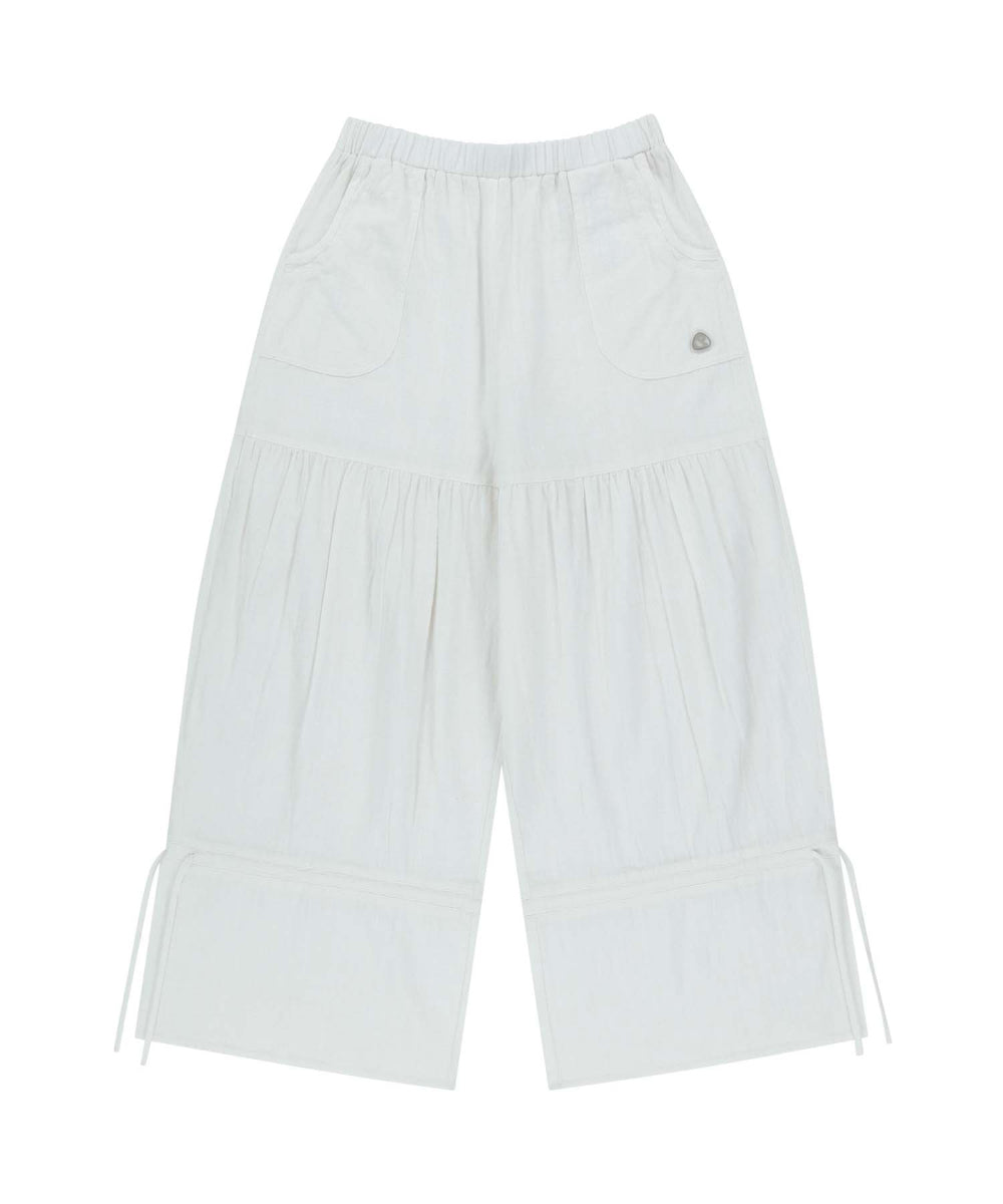 [ Pre-order ] Shirring Rouch Pants