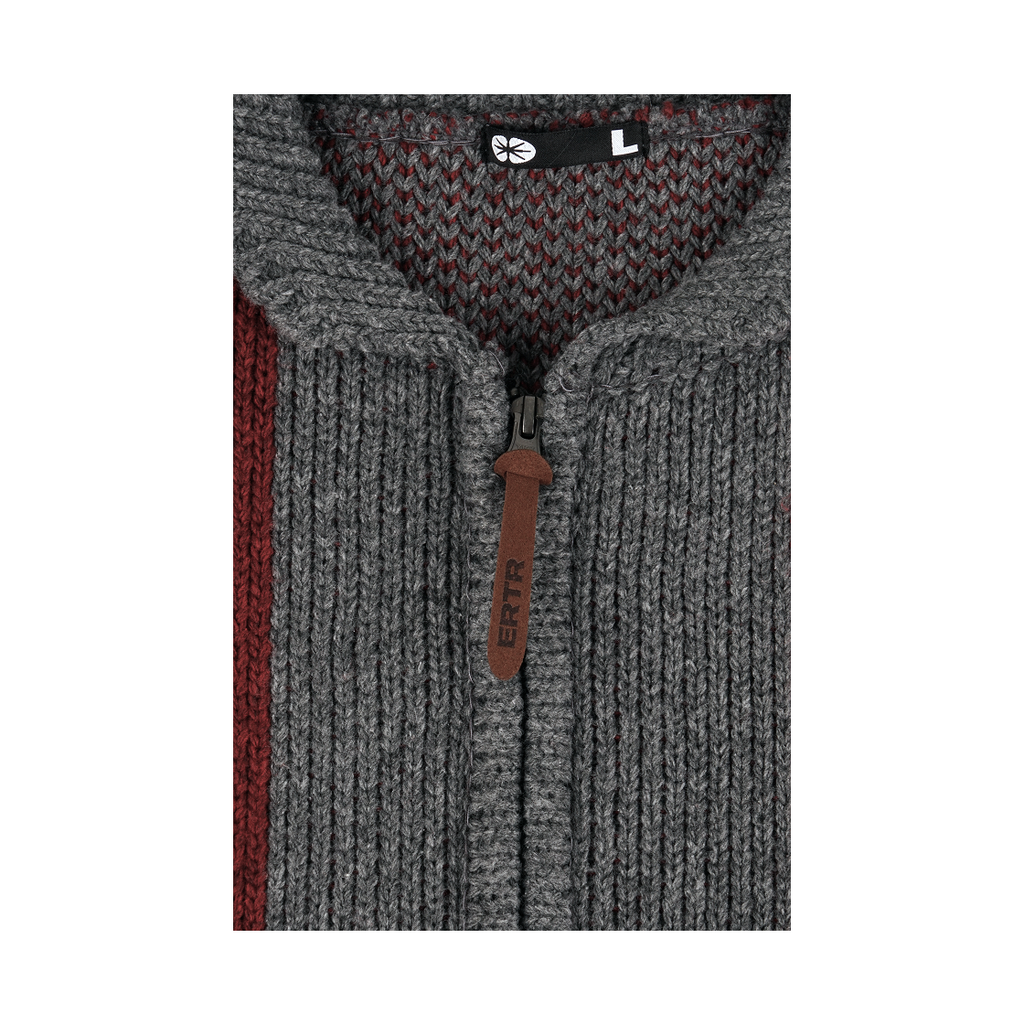 [ Pre-order ] Space Cow Cowichan Knit Jacket Grey