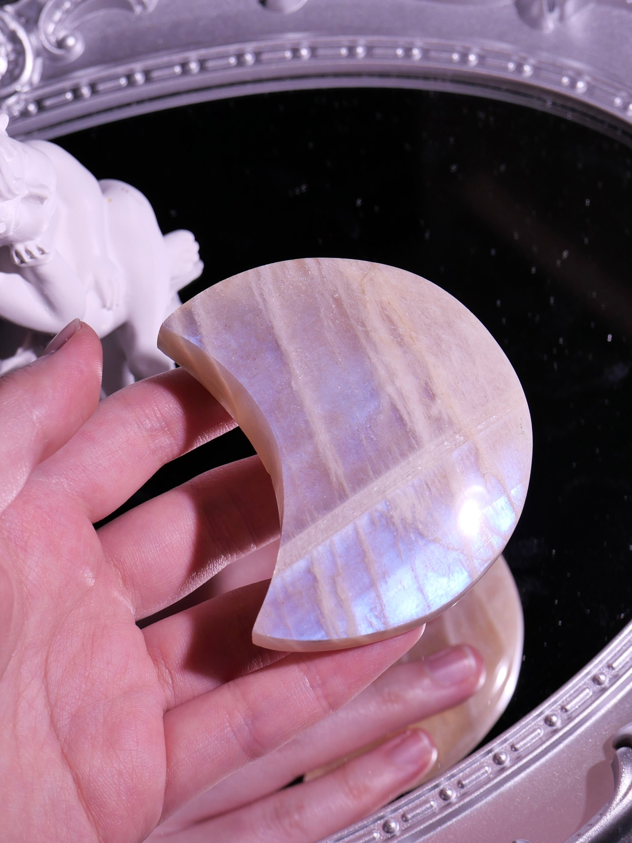 [ 現貨 ] TSCS022 🇮🇳印度月亮石 Natural India Moonstone