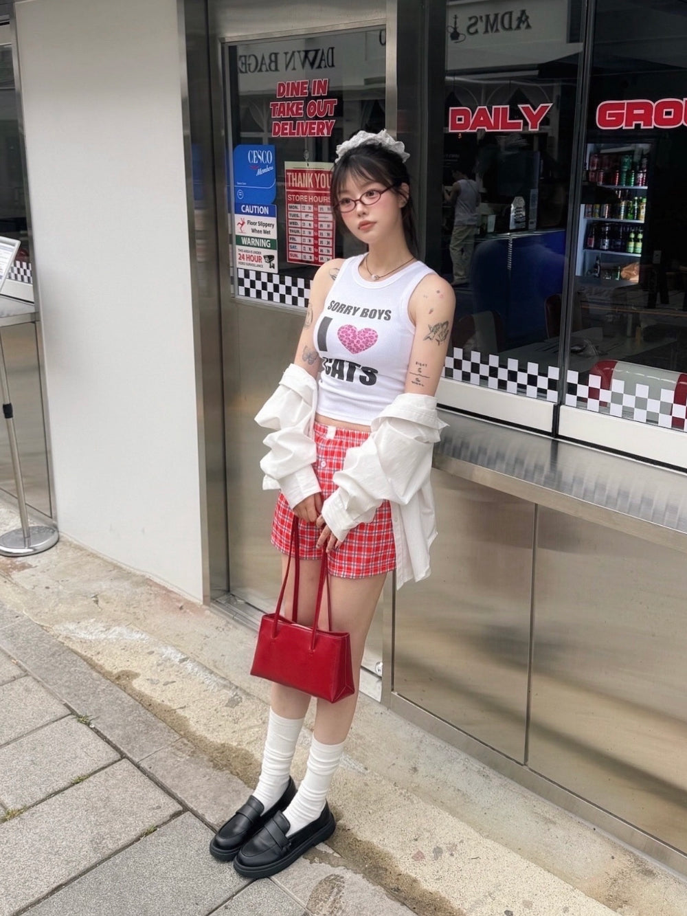 [ 現貨 ] I Love Cats Sleeveless
