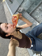 [ 現貨 ] Stud Halter Tank Top ( khaki M 現貨 )