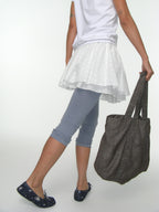 [ Pre-order ] Reversible Check Denim Bag