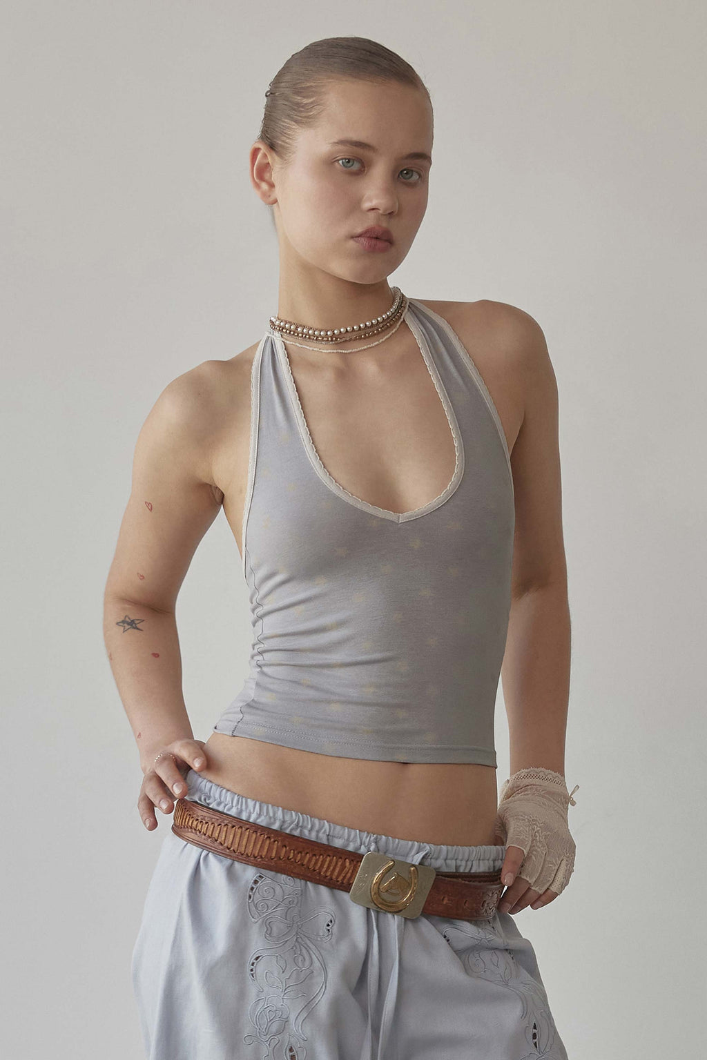 [ Pre-order ] Star Halter Top