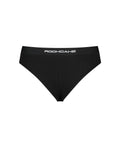 [ Pre-order ] San Serif Modern Cotton High Leg Brief - Black