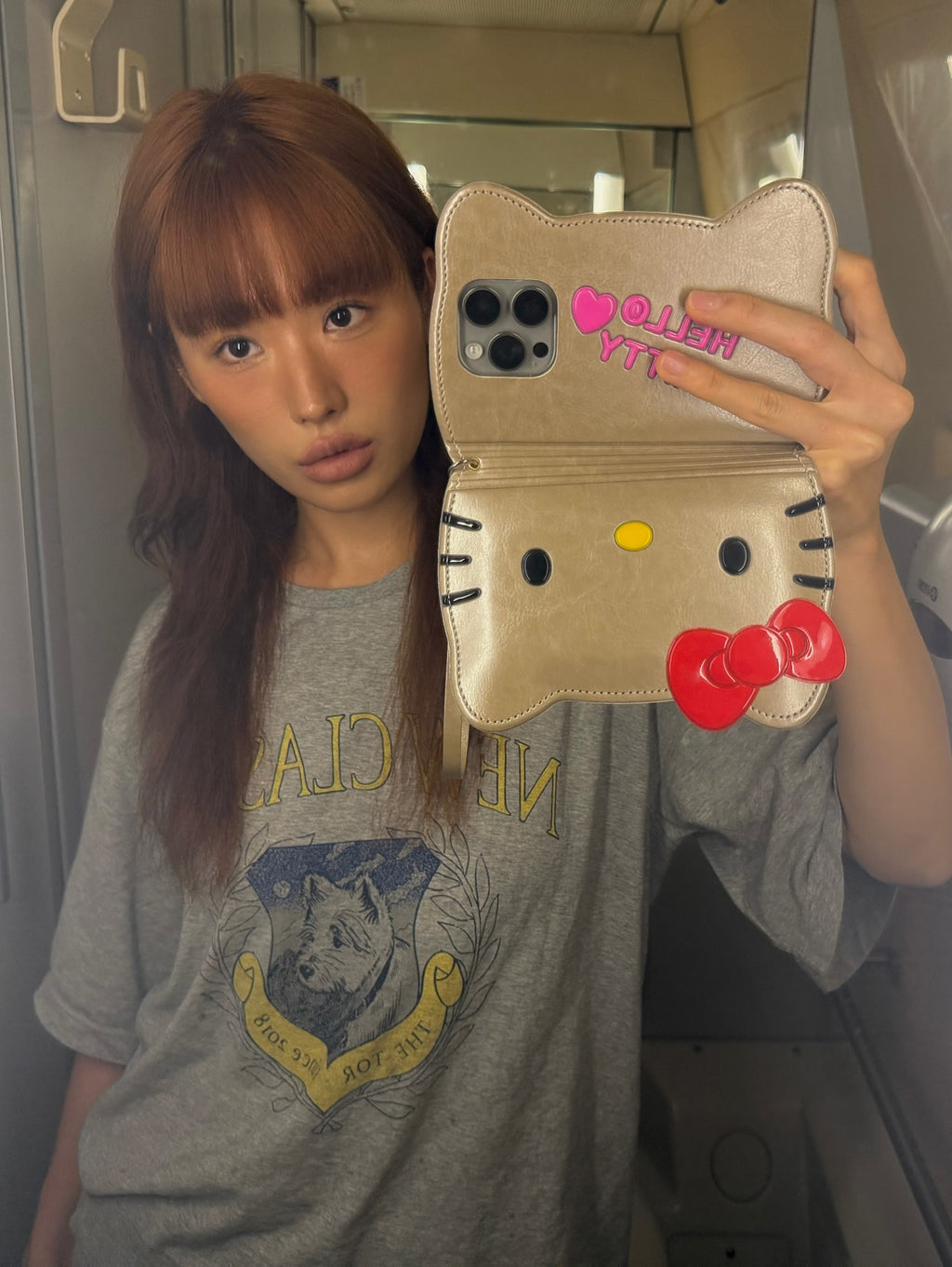 [ Pre-order ] 🇰🇷韓國限定 Sanrio Hello Kitty 翻蓋復古舊式手機殼