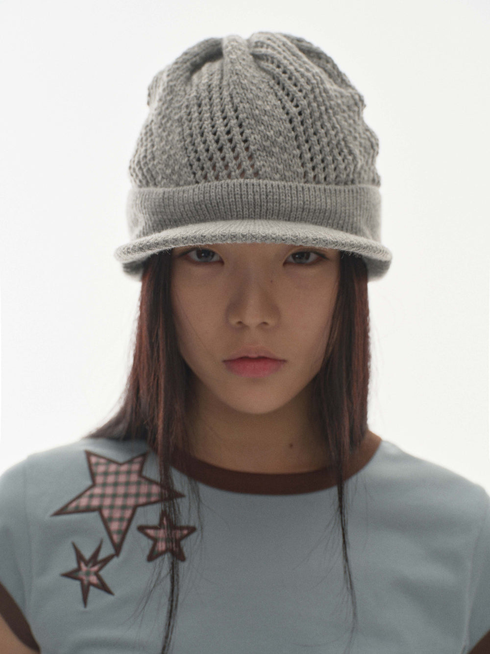 [ 現貨 ] Coy Visor Crochet Beanie