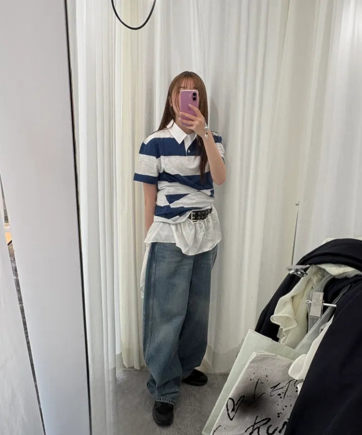 [ Pre-order ] Double Eyelet Leather Belt