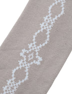 [ Pre-order ] Tattoo Cotton Knee Socks Beige