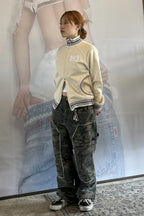 [ Pre-order ] Sculptor Stripe Track Zip-Up Raw