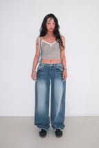 [ Pre-order ] Leopard Lace Sleeveless