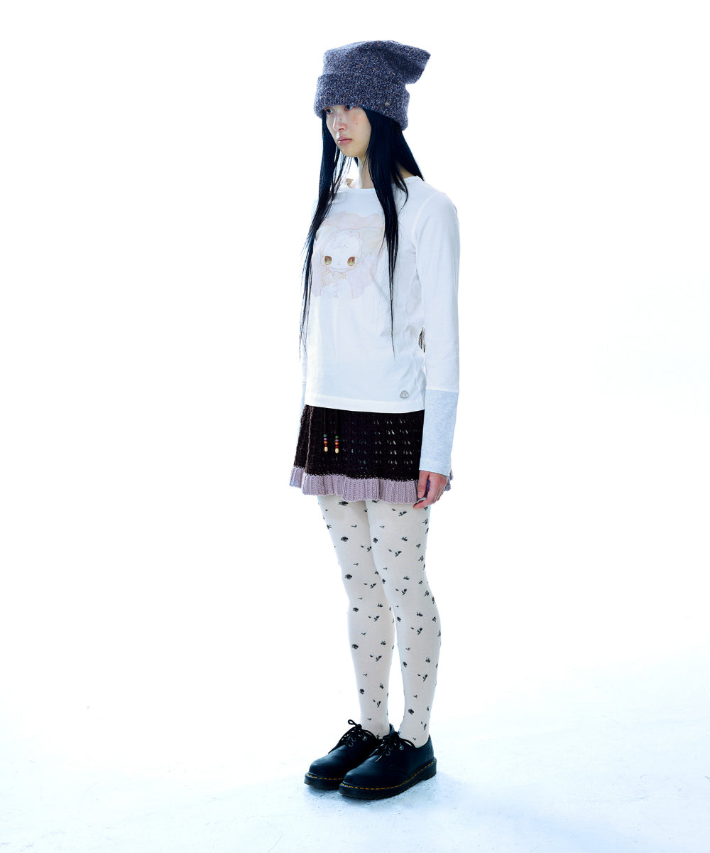 [ Pre-order ] Layered Knit Skirt