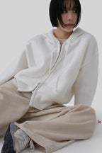 [ 已停產 ] Casual Knit Hood Zip-up