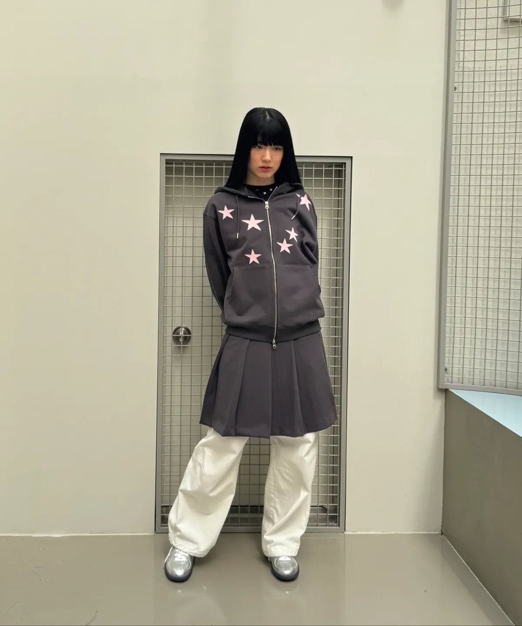 [ Pre-order ] Star Simple Hoodie Zip-up