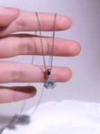 [ 現貨 ] TSC017 設計款莫桑石純銀S925頸鏈