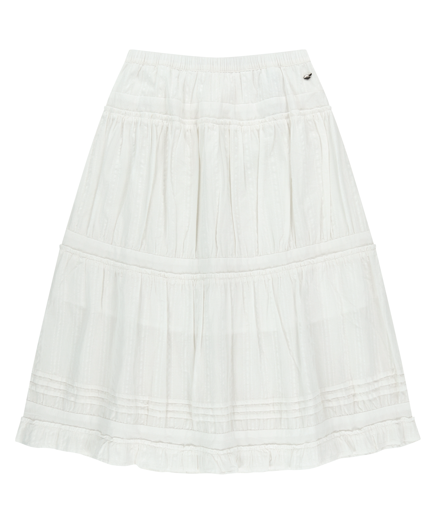 [ Pre-order ] Shirring Mid Skirt