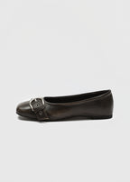 [ Pre-order ] Made Mogeller Washed Leather Flat Shoes