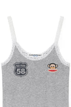 [ Pre-order ] Sunburn X Paul Frank Lace Sleeveless Top